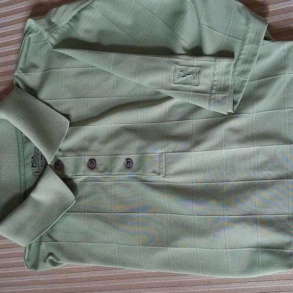 PGA Tour Sage Green Polo Shirt - XL - Picture 2 of 13
